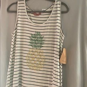 Tank Top Dress with Pinapple